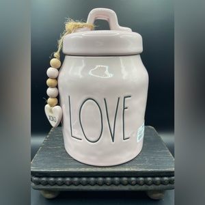 Rae Dunn Valentines Day LOVE Canister